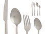 Kinvara Set 16 Piezas Cubiertos Plata Mate Metal (410 SS) 17 x 24 x 5 cm (Set de 6)