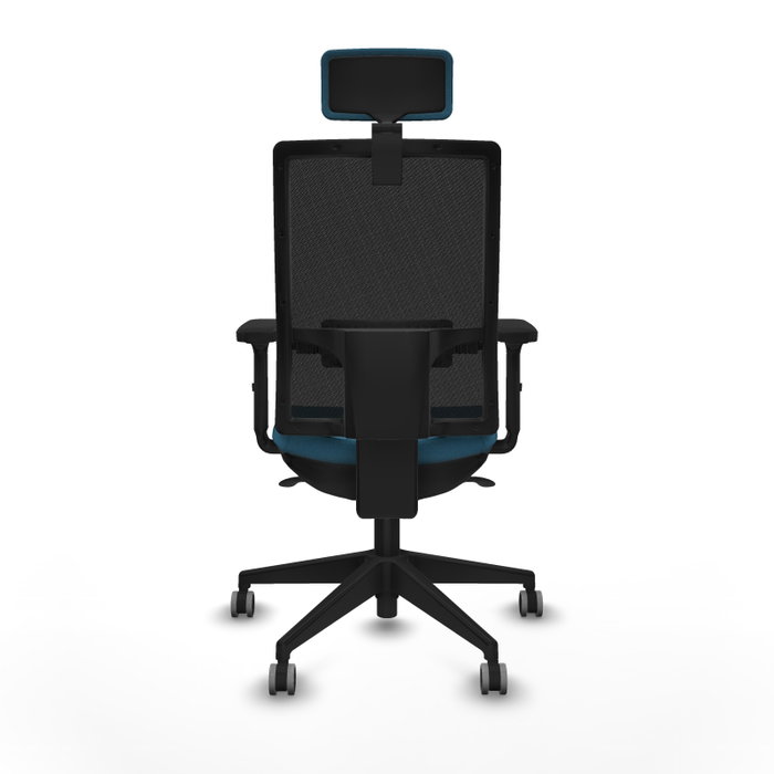 PIQUERAS Y CRESPO Silla de oficina Horna con mecanismo Sincro, Verde petróleo y Negro PIQUERAS Y CRESPO Silla de oficina Horna con mecanismo Sincro, Verde petróleo y Negro