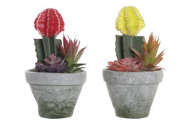 DKD Home Decor Plantas de PE EVA Surtidas (Pack de 6)