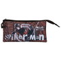 Marvel Spiderman Estuche Portatodo Triple FAN 2.0 Blackspider Spiderman Rojo Poliéster 11x23x7cm Capacidad 1.7L