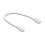 DeLOCK Cable de red RJ45 Cat.6A Slim 0,3 m Blanco