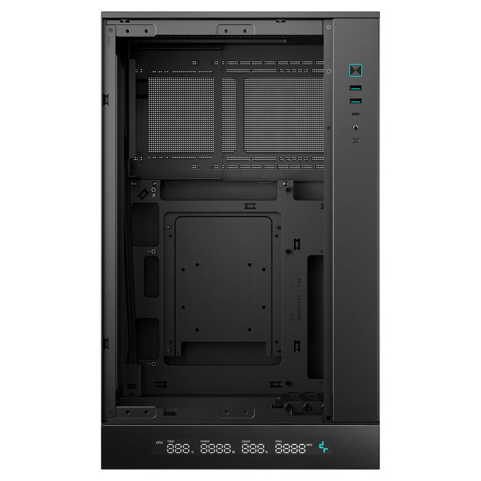DeepCool CH270 DIGITAL Midi Torre PC Negro Micro ATX Mini-ITX ABS SPCC Vidrio Templado 41.3cm Tarjeta Gráficos 17.4cm CPU