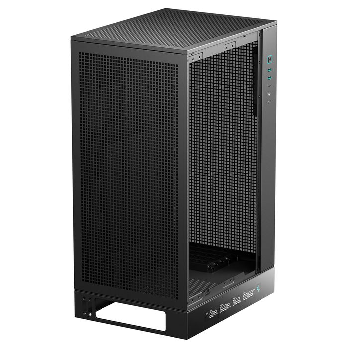 DeepCool CH270 DIGITAL Midi Torre PC Negro Micro ATX Mini-ITX ABS SPCC Vidrio Templado 41.3cm Tarjeta Gráficos 17.4cm CPU