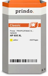 Prindo Classic XL Cartucho de Tinta Amarillo compatible con HP 935XL