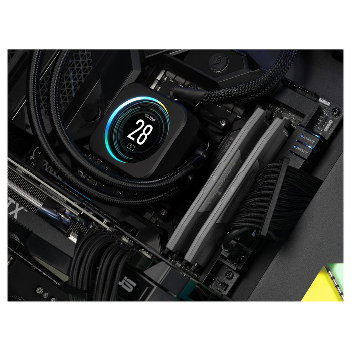 Corsair Vengeance DDR5 RAM 32GB (2x16GB) 6000MHz CL30 EXPO - Kit 288-pin DIMM Negro Corsair Vengeance DDR5 RAM 32GB (2x16GB) 6000MHz CL30 EXPO - Kit 288-pin DIMM Negro