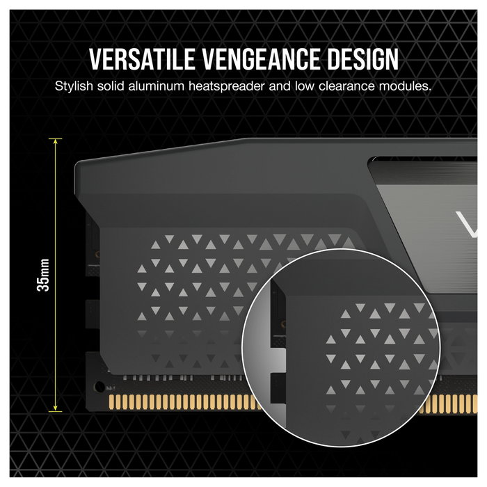 Corsair Vengeance DDR5 RAM 32GB (2x16GB) 6000MHz CL30 EXPO - Kit 288-pin DIMM Negro Corsair Vengeance DDR5 RAM 32GB (2x16GB) 6000MHz CL30 EXPO - Kit 288-pin DIMM Negro