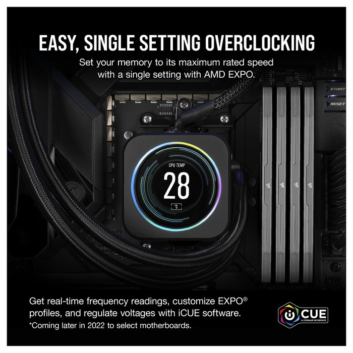 Corsair Vengeance DDR5 RAM 32GB (2x16GB) 6000MHz CL30 EXPO - Kit 288-pin DIMM Negro Corsair Vengeance DDR5 RAM 32GB (2x16GB) 6000MHz CL30 EXPO - Kit 288-pin DIMM Negro