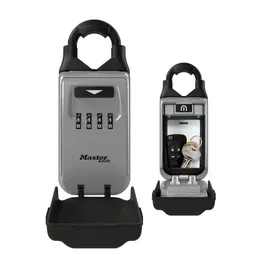 Master Lock 5420EURD Caja de llaves con grillete retráctil para compartir llaves de combinación digital