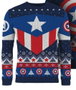 AAA Merchandise Sudadera navideña de Captain America Talla XS