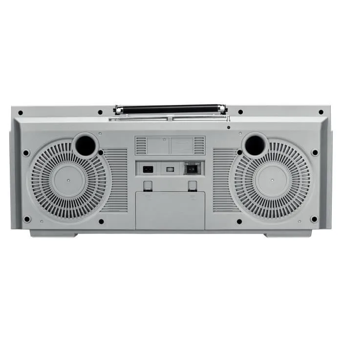 Medion AAAPE16790 Radio FM Vintage DAB+ CD/Cassette/USB/MP3 2 x 10 W RMS Plateado
