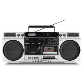 Medion AAAPE16790 Radio FM Vintage DAB+ CD/Cassette/USB/MP3 2 x 10 W RMS Plateado