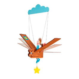 Pebaro Plantilla de marquetería Pequeño piloto, 2 láminas A4