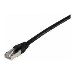 Synergy21 Patch Cable RJ45 CAT8.1 2000MHz 0.15m Negro S/FTP LSZH AWG26 para Red Ethernet de Alta Velocidad