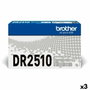 Tambor de impresora Brother DR2510 Negro (3 Unidades)