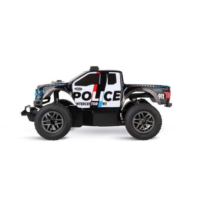 Carrera 370182024 Ford F-150 Raptor Police - Coche Teledirigido RC Offroad 2.4GHz Eléctrico 25km/h para Niños +8 Años Carrera 370182024 Ford F-150 Raptor Police - Coche Teledirigido RC Offroad 2.4GHz Eléctrico 25km/h para Niños +8 Años