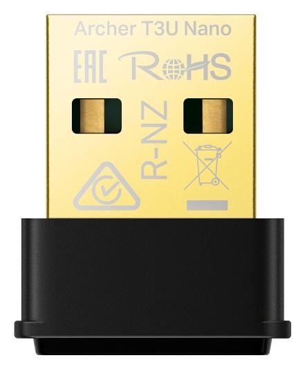 TP-Link Archer T3U Nano Adaptador USB WiFi AC1300 Doble Banda TP-Link Archer T3U Nano Adaptador USB WiFi AC1300 Doble Banda