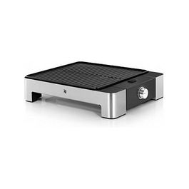 WMF Lono Tischgrill Quadro Parrilla de Mesa Plancha Aluminio 270x270mm 1250W Negro Cromo Fácil Limpieza