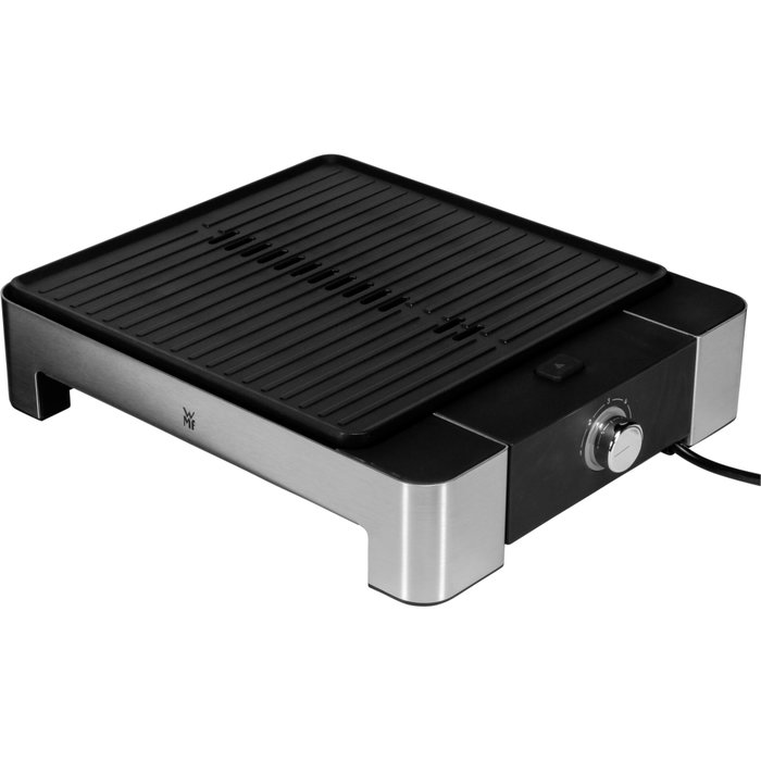 WMF LONO Tischgrill Quadro - Plancha de mesa Negro/Cromo WMF LONO Tischgrill Quadro - Plancha de mesa Negro/Cromo