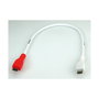 VALUE Cable USB 2.0 Micro B a Micro B, 0,3 m, Blanco