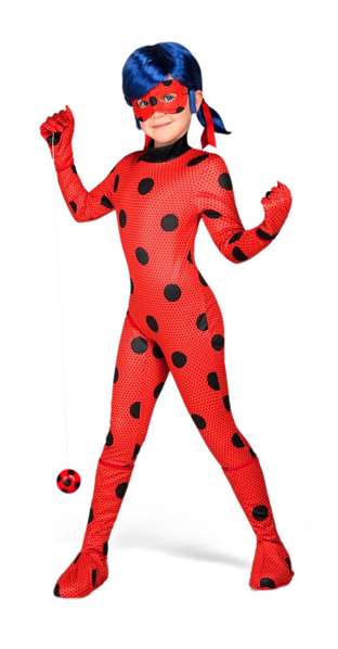 My Other Me Disfraz Ladybug Completo con Mono, Guantes, Antifaz y Accesorios Talla 6-8 Años