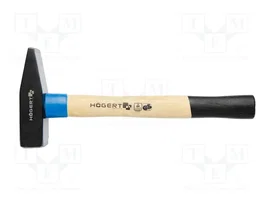 HÖGERT TECHNIK Martillo de cerrajero con mango de madera (ceniza) de 2kg