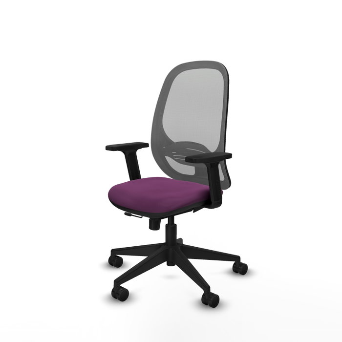 PIQUERAS Y CRESPO Silla de oficina Cilanco Morado y Gris