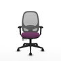 PIQUERAS Y CRESPO Silla de oficina Cilanco Morado y Gris