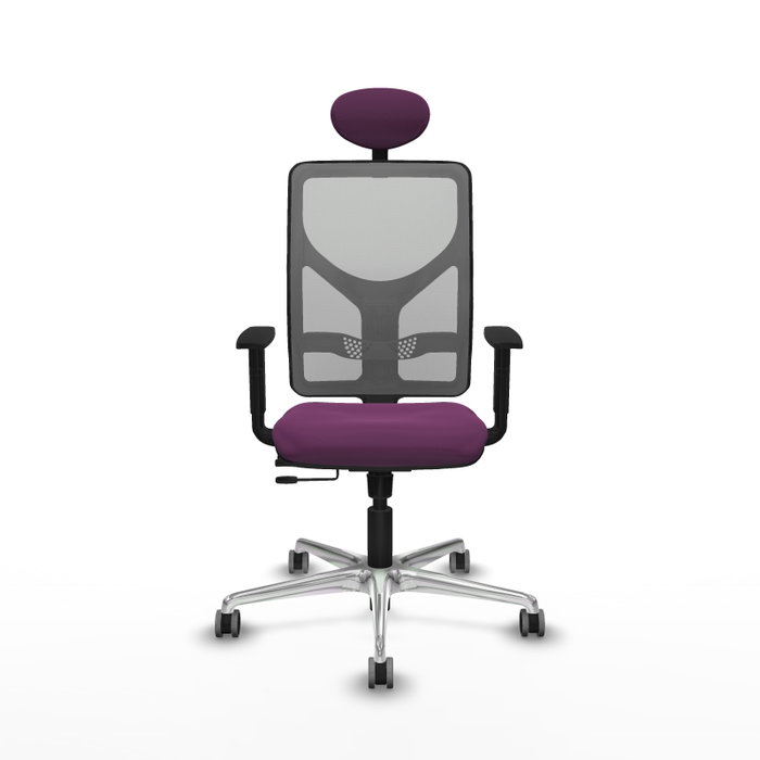 PIQUERAS Y CRESPO Silla de oficina Motilla con mecanismo Sincro/Traslack Morado y Gris PIQUERAS Y CRESPO Silla de oficina Motilla con mecanismo Sincro/Traslack Morado y Gris