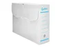 Liderpapel Caja archivo definitivo plástico lomo 100 mm blanco