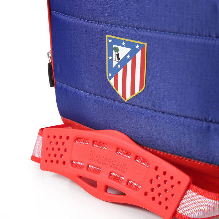 ATLETICO DE MADRID Bolsa Porta Alimentos Térmica Plegable, Tamaño 29.5x22x27.5 cm, Poliéster 600D