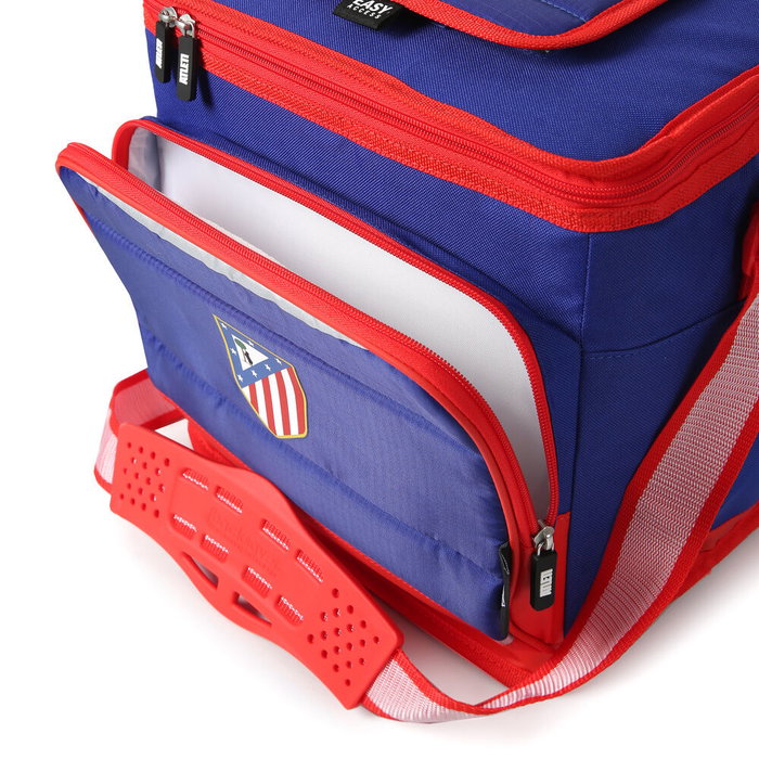 ATLETICO DE MADRID Bolsa Porta Alimentos Térmica Plegable, Tamaño 29.5x22x27.5 cm, Poliéster 600D