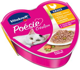 Vitakraft POESIE Salsa Pollo-Verduras para Gatos 15x85g Grain Free
