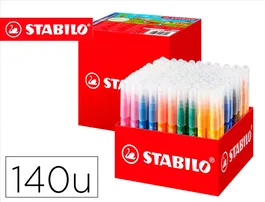 Stabilo Rotuladores Power Max School Pack de 140 unidades surtidas 16 colores