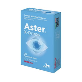 Vetnova X-Drops 20 Monodosis con Ácido Hialurónico Reticulado y Lineal para Ojo Seco, Hidratación y Lubricación Corneal