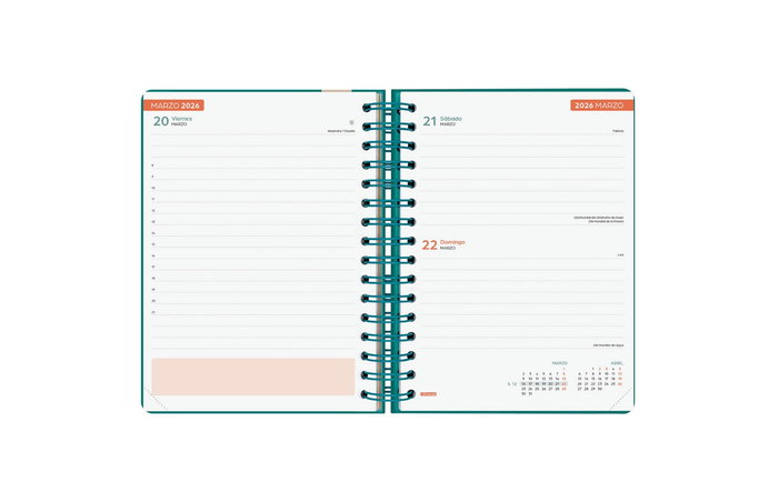 Finocam Agenda Escolar 2025-2026 Curso Cosmo 4º 155x212 1 Día Página Aqua+ Verde Espiral Tapa Dura Cierre Goma Elástica 537070426 Finocam Agenda Escolar 2025-2026 Curso Cosmo 4º 155x212 1 Día Página Aqua+ Verde Espiral Tapa Dura Cierre Goma Elástica 537070426