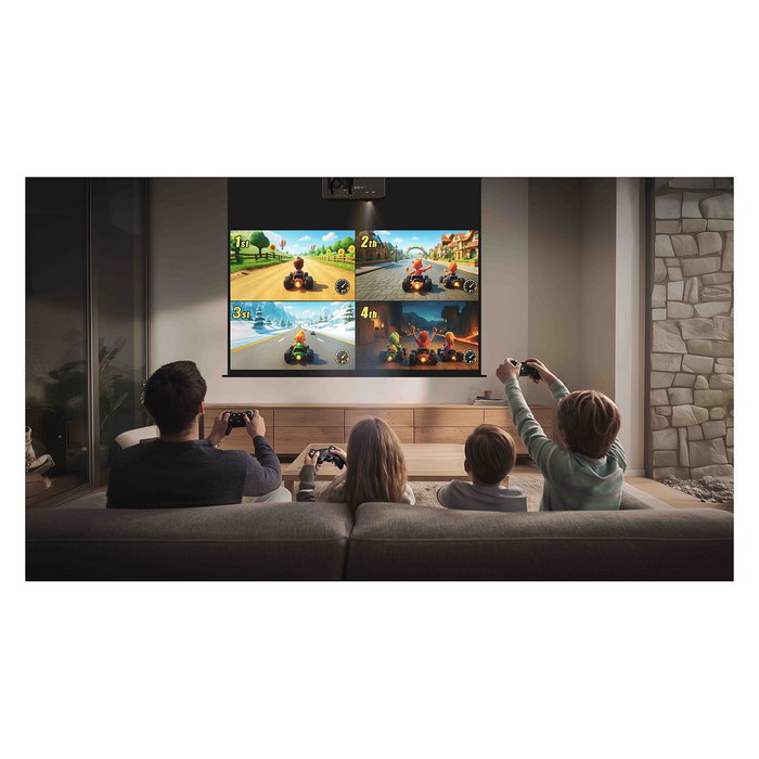Optoma UZ38X Proyector 4K DLP, 3800 Lúmenes ANSI, fuente de luz láser, UHD 3840x2160, contraste 1500000:1, HDMI