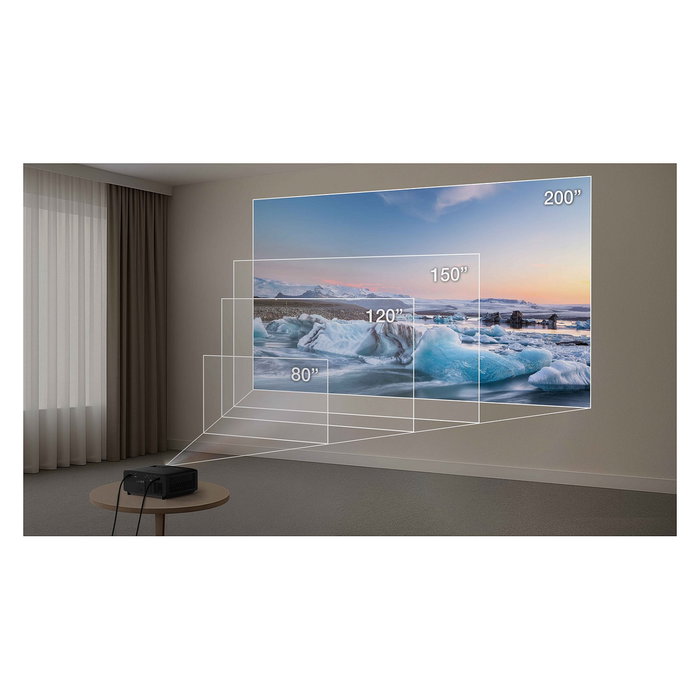 Optoma UZ38X Proyector 4K DLP, 3800 Lúmenes ANSI, fuente de luz láser, UHD 3840x2160, contraste 1500000:1, HDMI