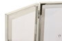 DKD Home Decor Set de 2 Marcos de Fotos 13x18 Inox y Cristal Plateado