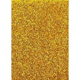Fama Goma Eva Glitter Oro 50x70 cm, Grosor 2 mm (Pack 10 unidades) (Set de 10)