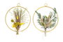 DKD Home Decor Decoración Colgante Metal 20x2x20 Surtido de 2