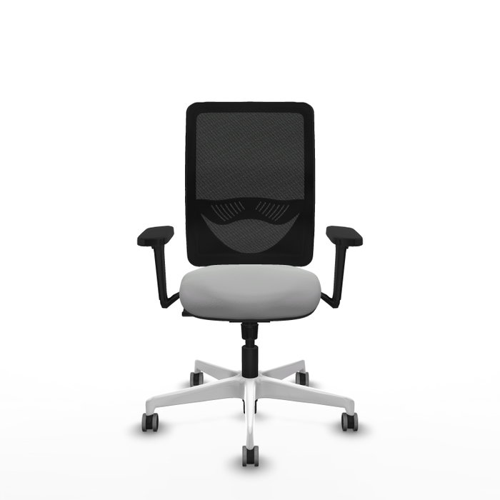 PIQUERAS Y CRESPO Silla de oficina Zulema con mecanismo Sincro, Gris claro y Negro PIQUERAS Y CRESPO Silla de oficina Zulema con mecanismo Sincro, Gris claro y Negro