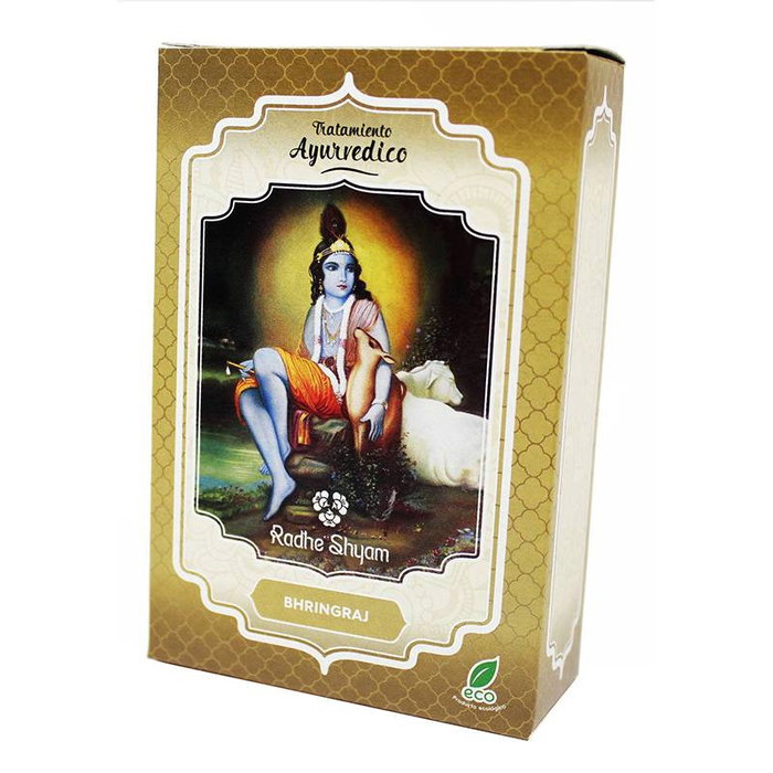 RADHE SHYAM Tratamiento Capilar Ayurvédico Bhringraj 100g RADHE SHYAM Tratamiento Capilar Ayurvédico Bhringraj 100g