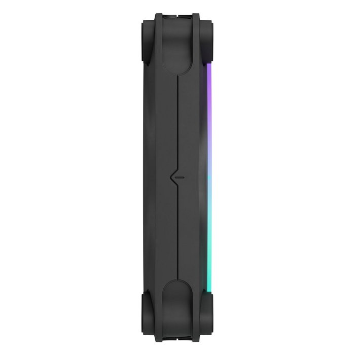 Fractal Design K Momentum 12 RGB Ventilador PC 120mm Negro PWM con LED 3-Pack - 350-2200 RPM, 106.2 m³/h, FDB