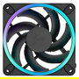Fractal Design K Momentum 12 RGB Ventilador PC 120mm Negro PWM con LED 3-Pack - 350-2200 RPM, 106.2 m³/h, FDB