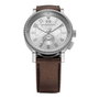 Burberry BU7681 con correa de cuero marrón y caja gris