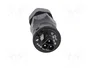 WIELAND RST 3 pines 250V enchufe industrial redondo macho negro