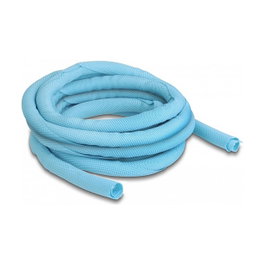 DeLOCK Manga tejida de cierre automático resistente al calor 5 m x 10 mm azul