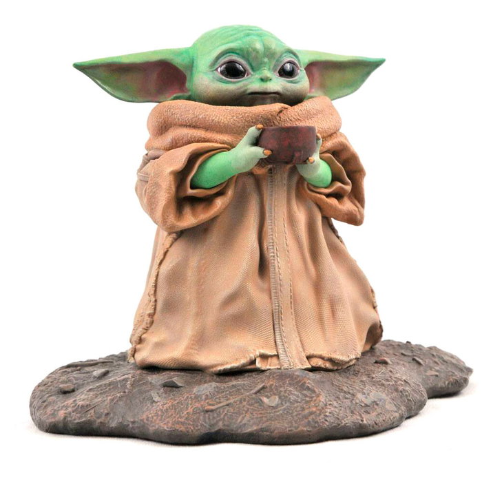 Diamond Select Estatua Premier Collection The Child Soup The Mandalorian Star Wars 17cm