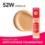 Bourjois Base de Maquillaje Healthy Mix #52W Reno Vanilla 30ml - Fórmula Vegana e Iconica con Ingredientes Naturales, Acabado Radiante