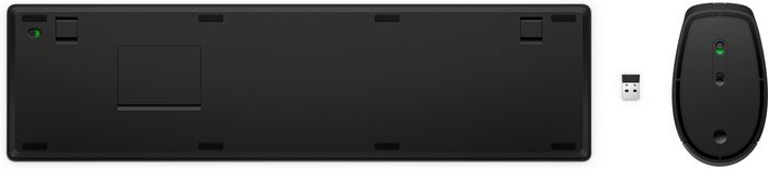 HP 655 Teclado y Ratón Inalámbricos Combo - Teclas Personalizables, Seguimiento Preciso, Productividad, Confort, Versión Francia